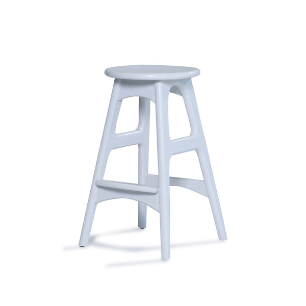 Deco Bar Stool — White - Empire Home
