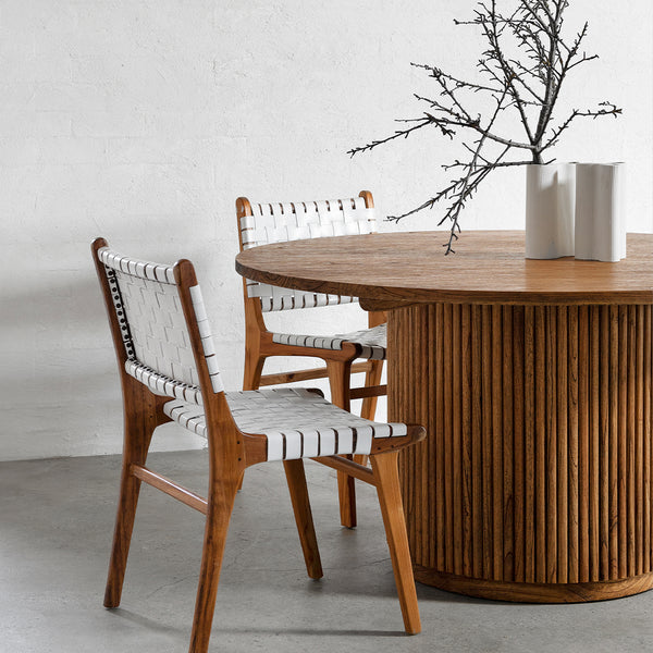 Newport Dining Table — Antique Mindi - Empire Home