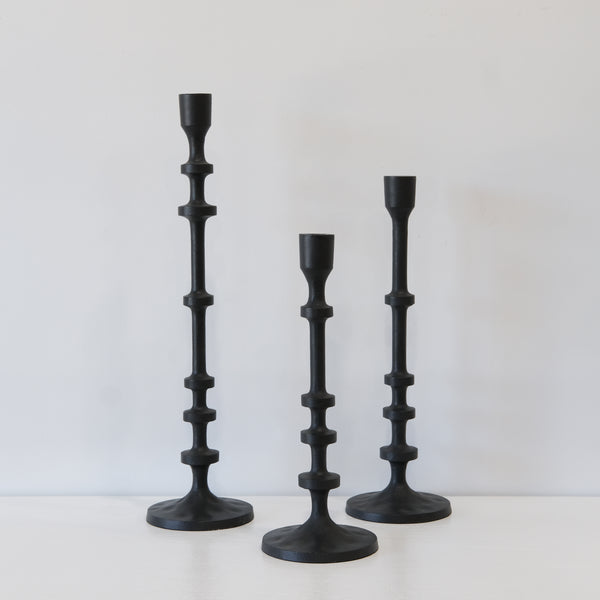 Matson Candle Holder — Black - Empire Home