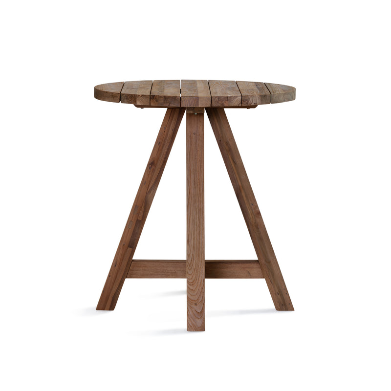 Kenyo Round Bar Table — Raw - Empire Home