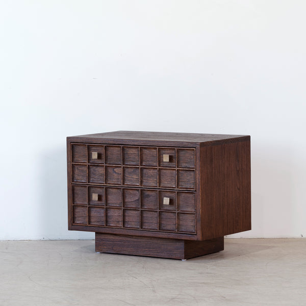 Bruno Bedside — Rustic Walnut - Empire Home