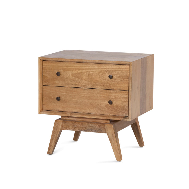 Sari Bedside — Natural Sealed - Empire Home