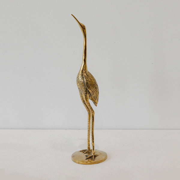 Small Brass Crane - Empire Home