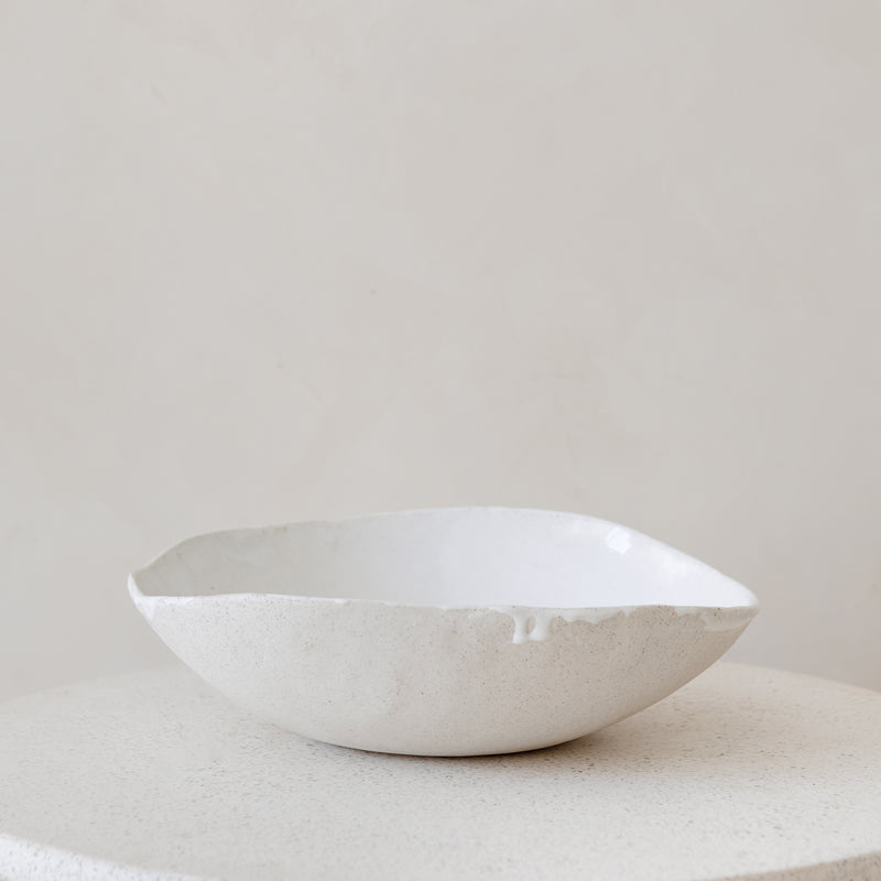 Handmade Bowl — White - Empire Home