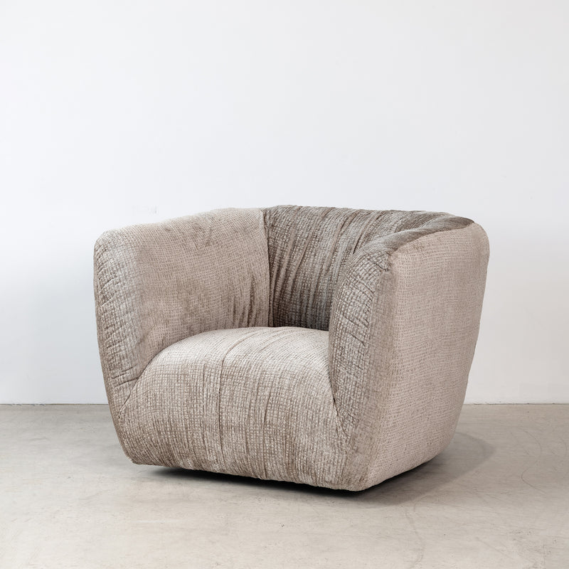 Astoria Swivel Chair — Taupe - Empire Home
