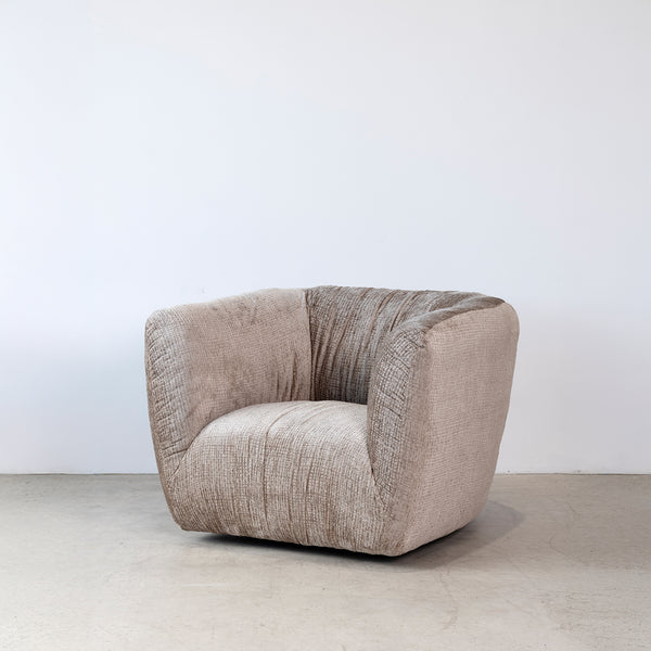 Astoria Swivel Chair — Taupe - Empire Home