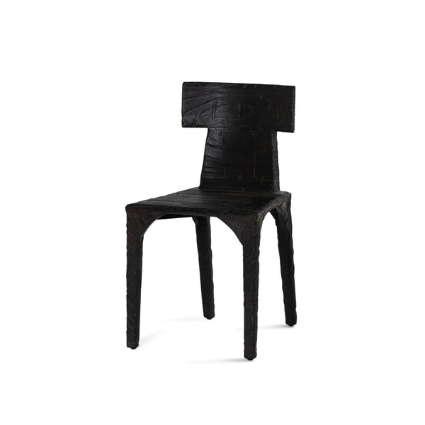 Primitive Sculpture Chair — Black - Empire Home