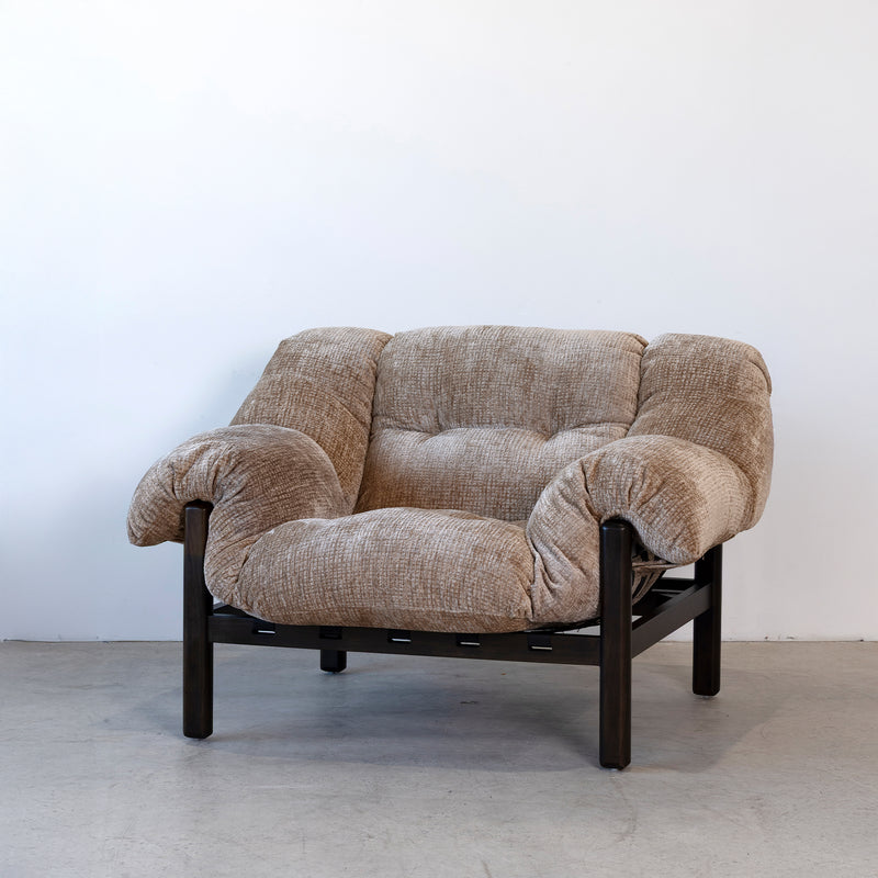 Wolfe Lounge Chair — Taupe - Empire Home