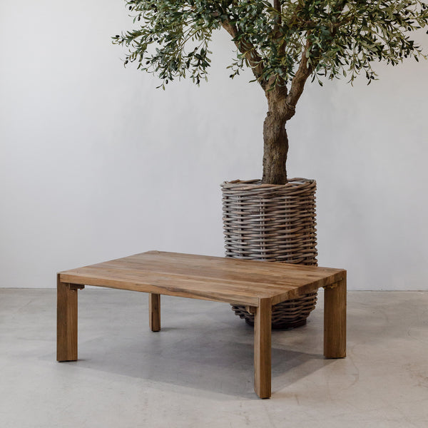 Jasper Teak Coffee Table — Raw - Empire Home