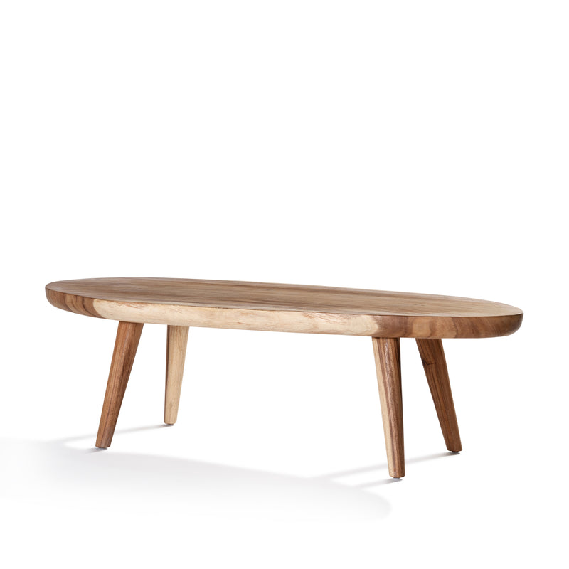 Meh Oval Coffee Table — Raw - Empire Home