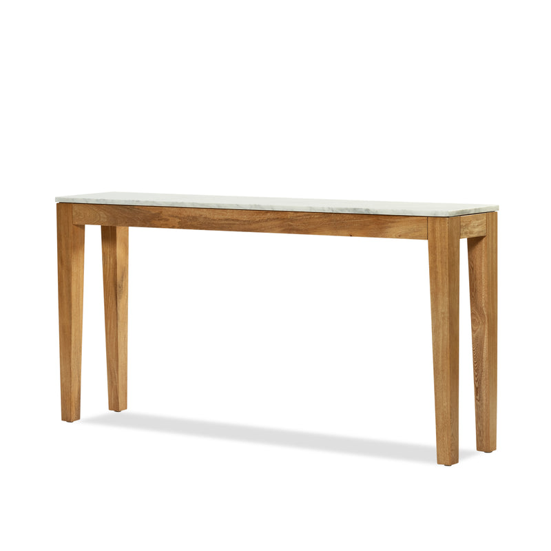 Buddha Console — Rustic Matte/White Marble - Empire Home