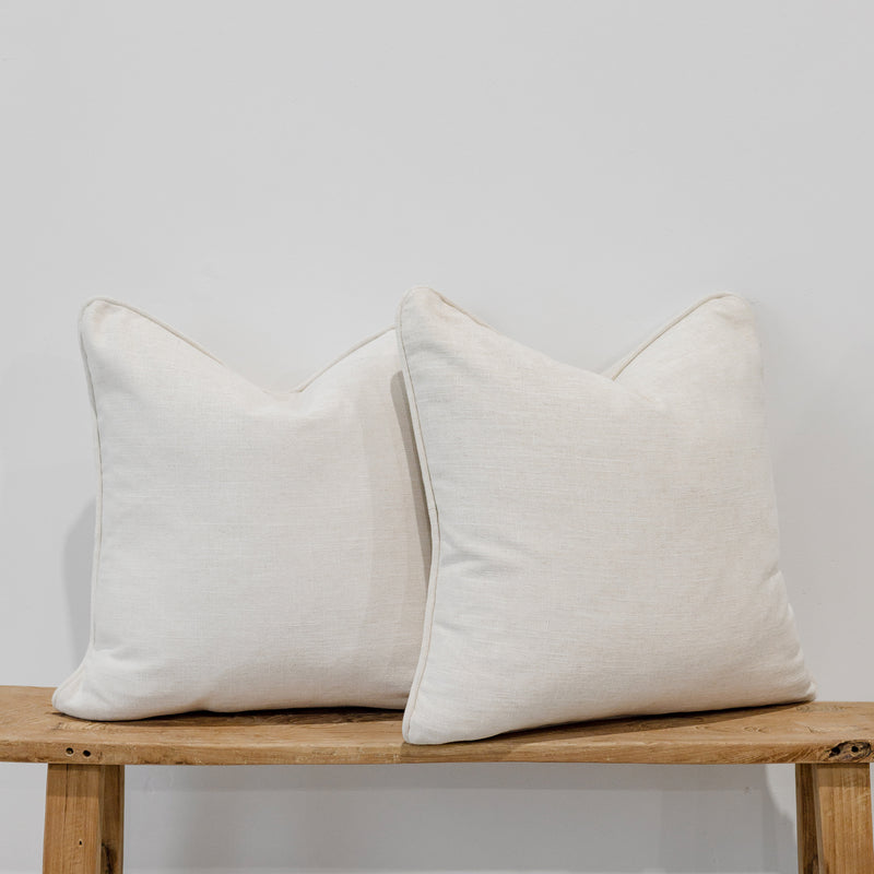 Empire Linen Cushion — Stoned Pearl - Empire Home