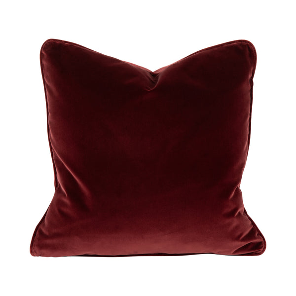 Empire Velvet Cushion — Burgundy - Empire Home