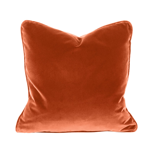 Empire Velvet Cushion — Burnt Orange - Empire Home