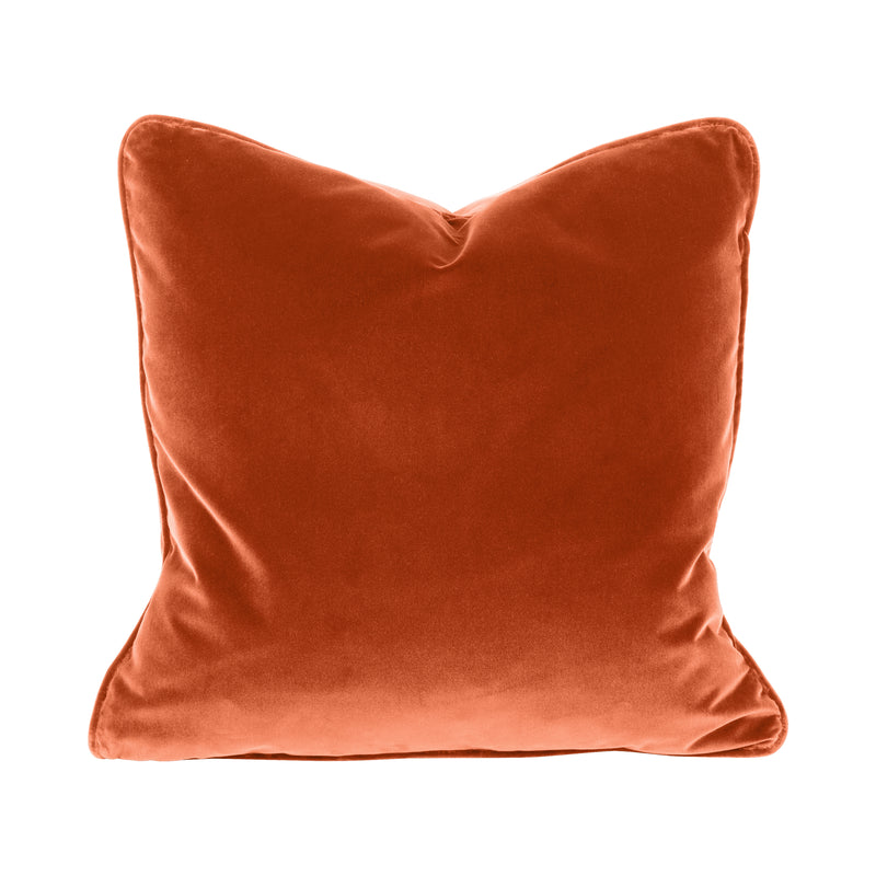 Empire Velvet Cushion — Burnt Orange - Empire Home