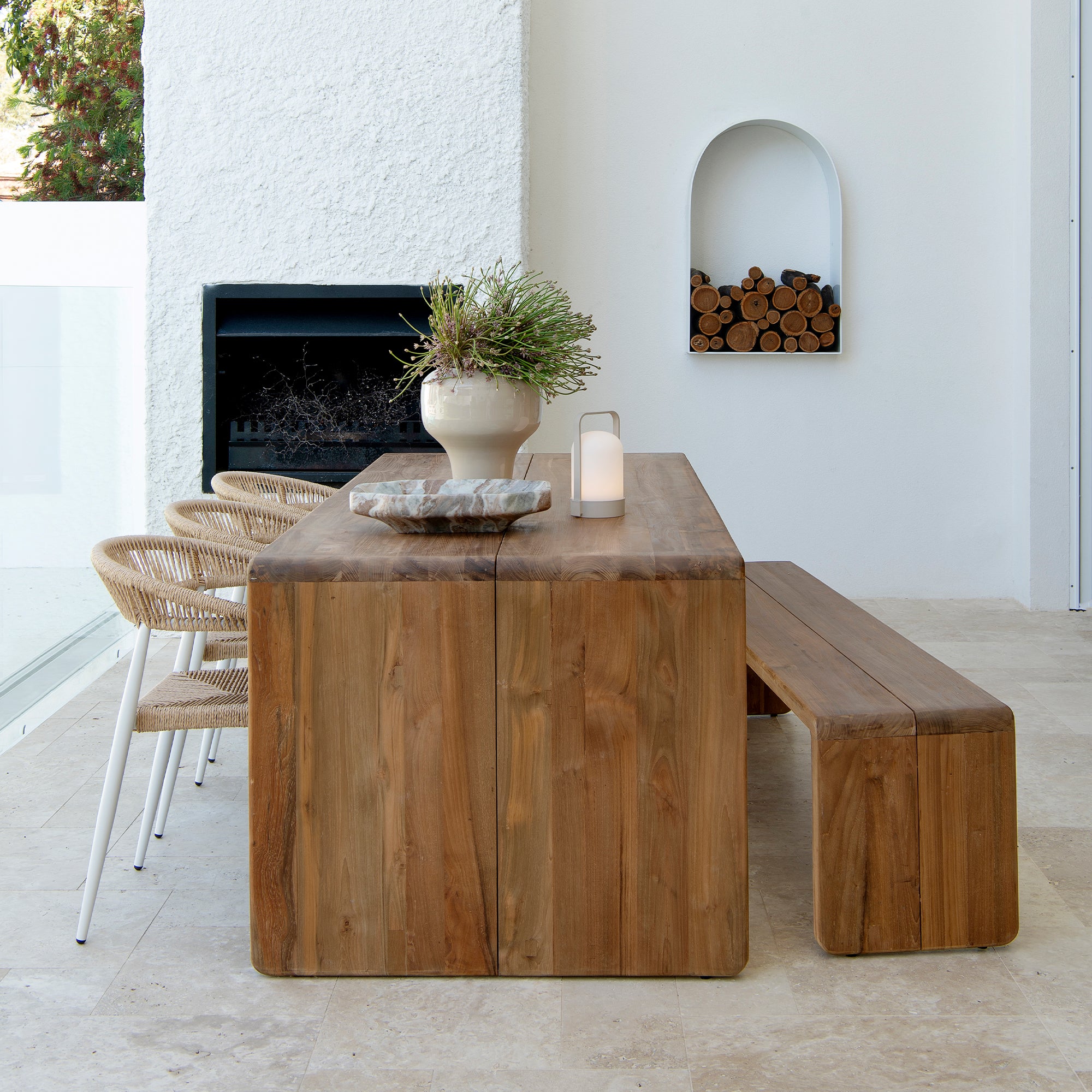 Wildwood Teak Dining Table – Empire Home