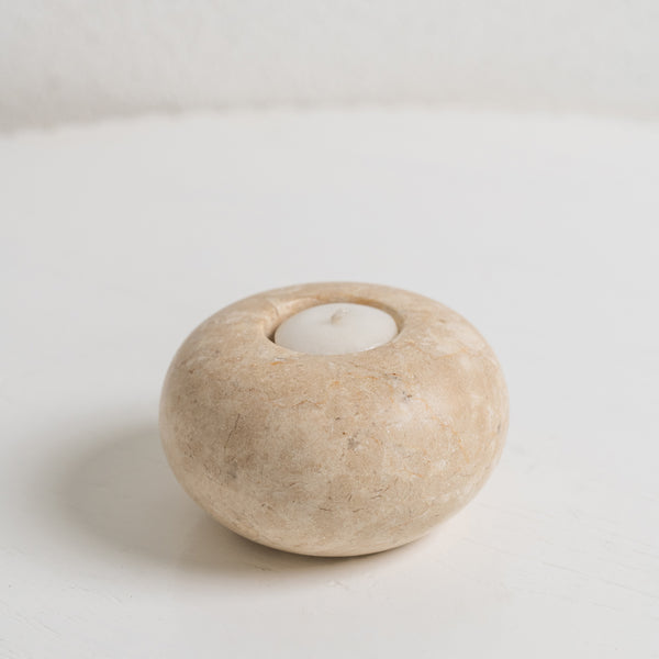 Doff Marble Donut Candle Holder - Empire Home