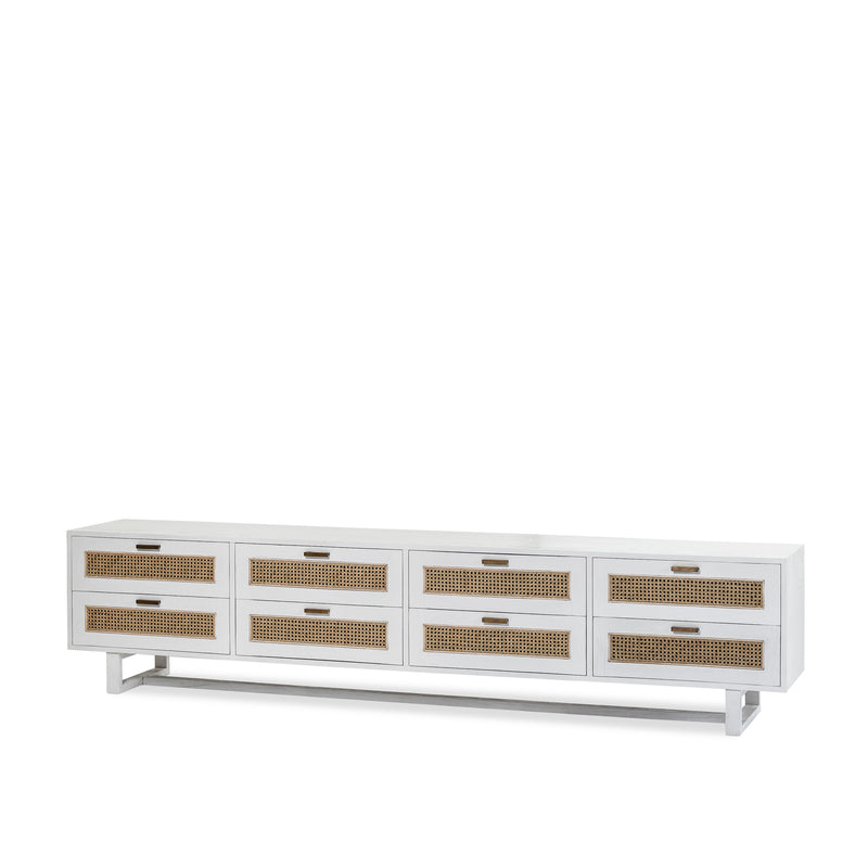 Fitzgerald Entertainment Unit 2x4 — White - Empire Home