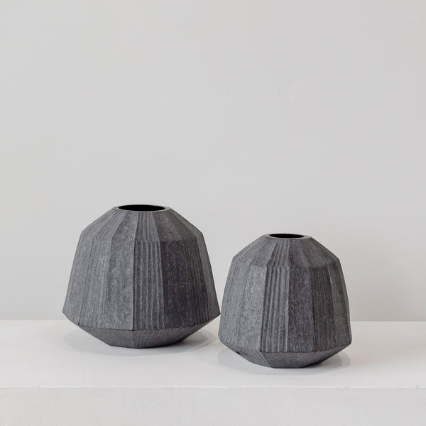 Chiyo Vase — Smoke Grey - Empire Home