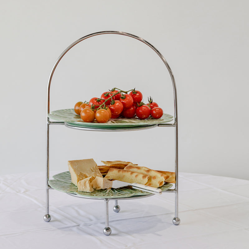 Isola Two Tier Plate Stand - Empire Home