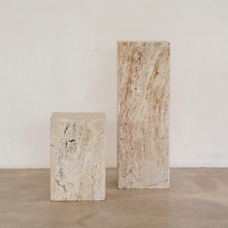 Kloss Plinth — Travertine - Empire Home