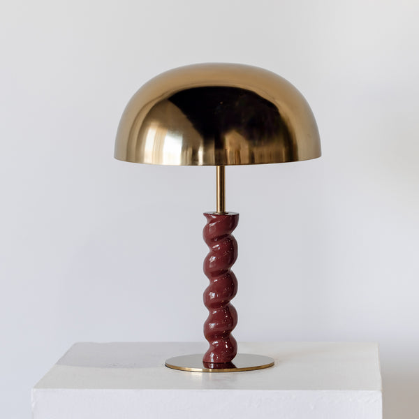 Ines Lamp — Maroon - Empire Home