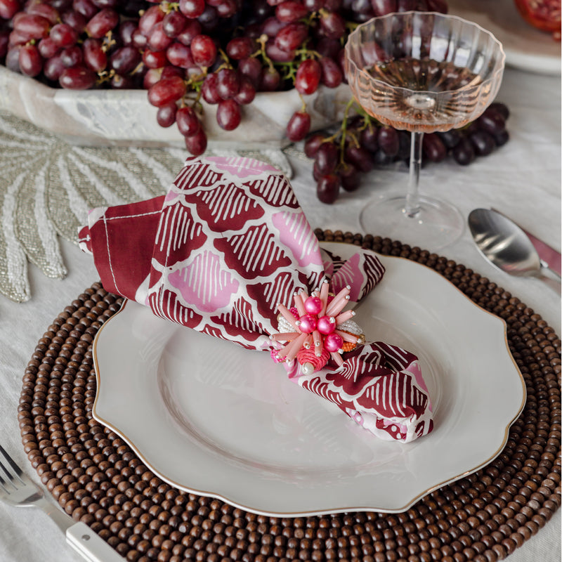 Fiore Napkin Ring — Rosa - Empire Home