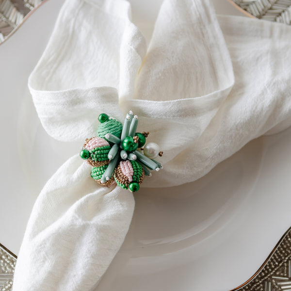 Fiore Napkin Ring — Verde - Empire Home