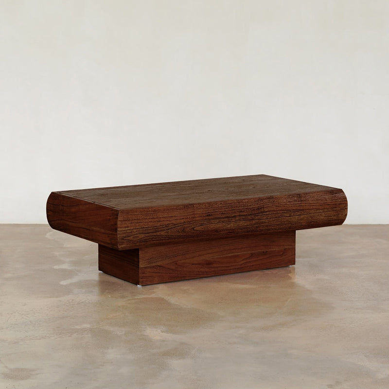 Pierce Rectangular Coffee Table — Rustic Walnut - Empire Home