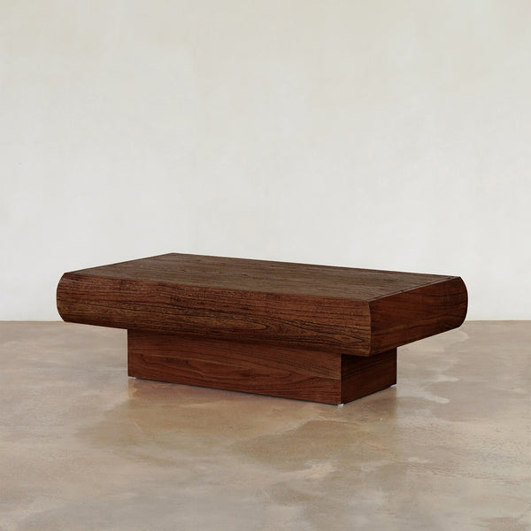Pierce Rectangular Coffee Table — Rustic Walnut - Empire Home