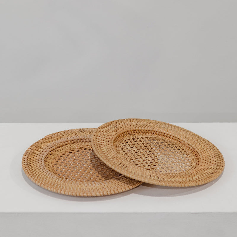 Lombok Plate Charger — Natural - Empire Home