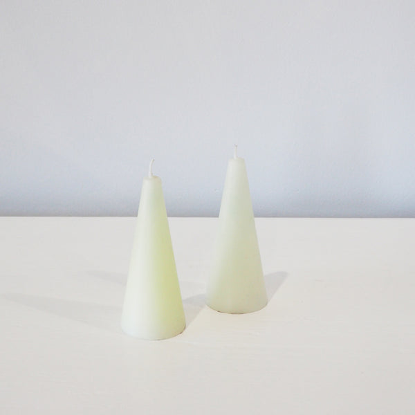 Cone Candle — White - Empire Home