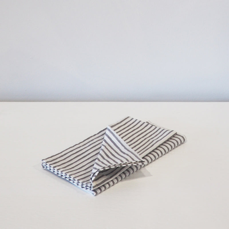 Grey Stripe Napkin - Empire Home