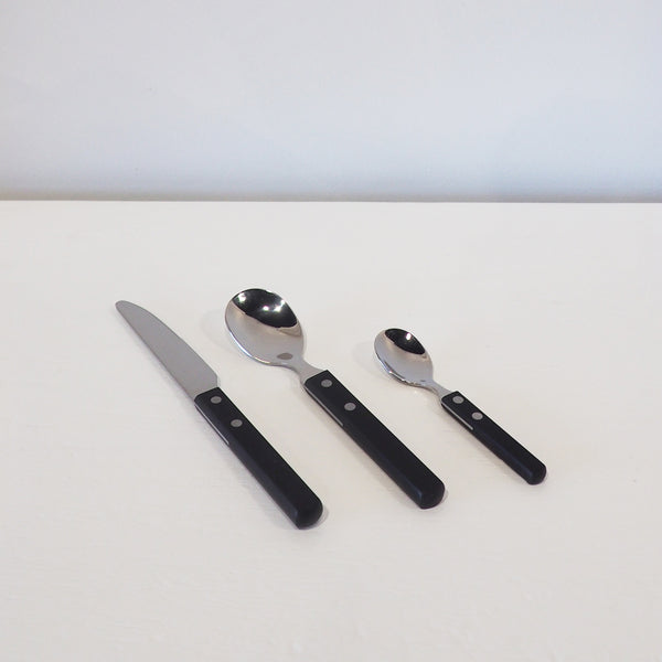 Trattoria Cutlery — Black/Stainless Steel - Empire Home