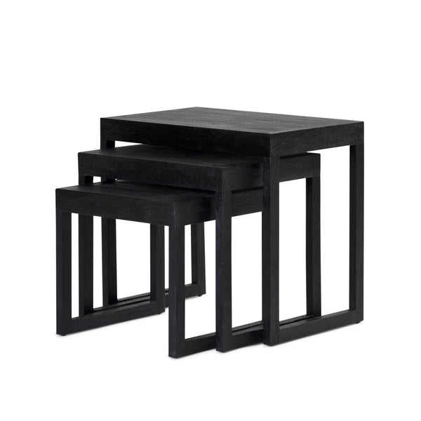Cortina Nest Table — Black - Empire Home