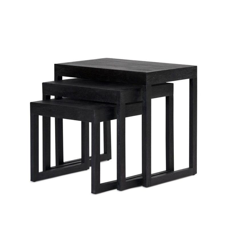 Cortina Nest Table — Black - Empire Home