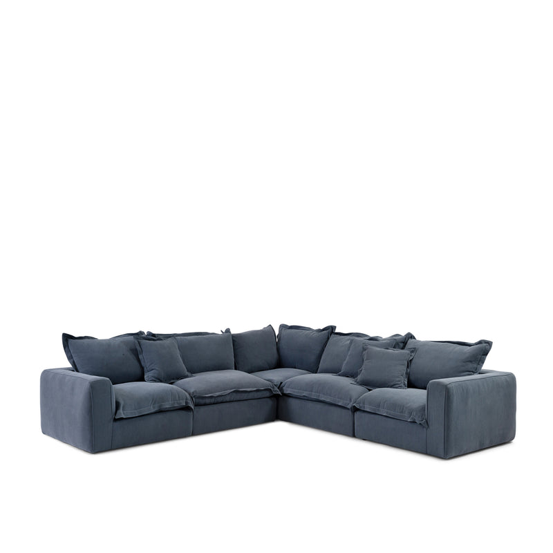 Minelli Modular Sofa — Blue - Empire Home