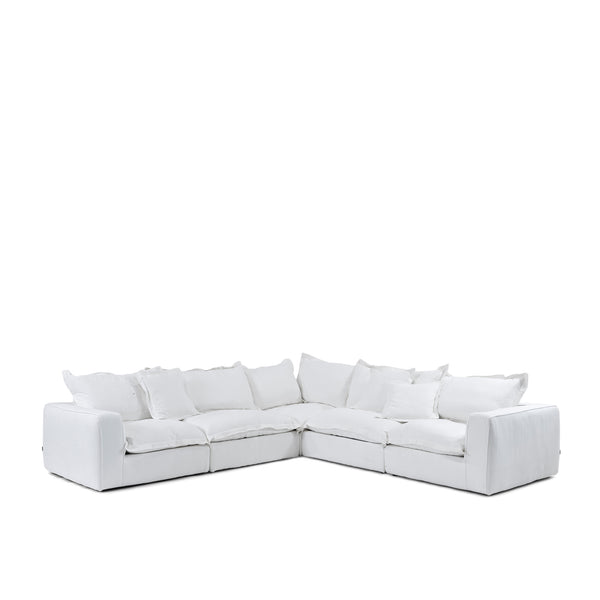 Minelli Modular Sofa — White - Empire Home