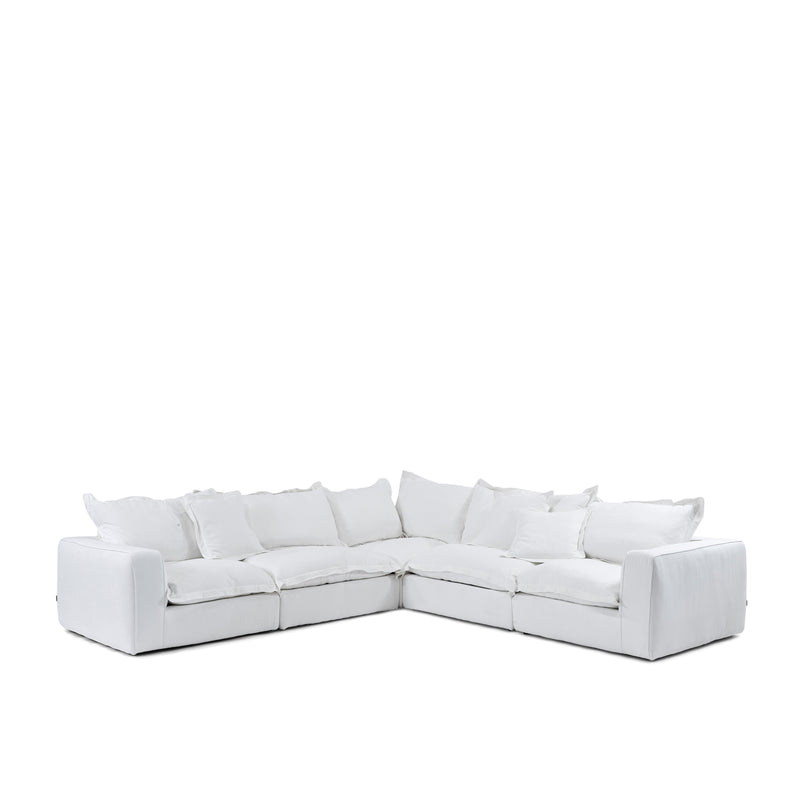 Minelli Modular Sofa — White - Empire Home