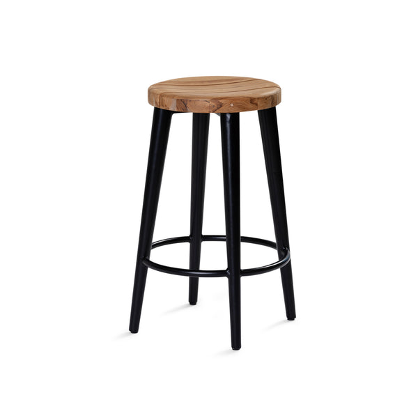 Outdoor Teak Barstool - Empire Home