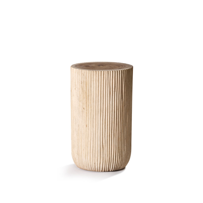 Meh Stripe Stool — Raw - Empire Home