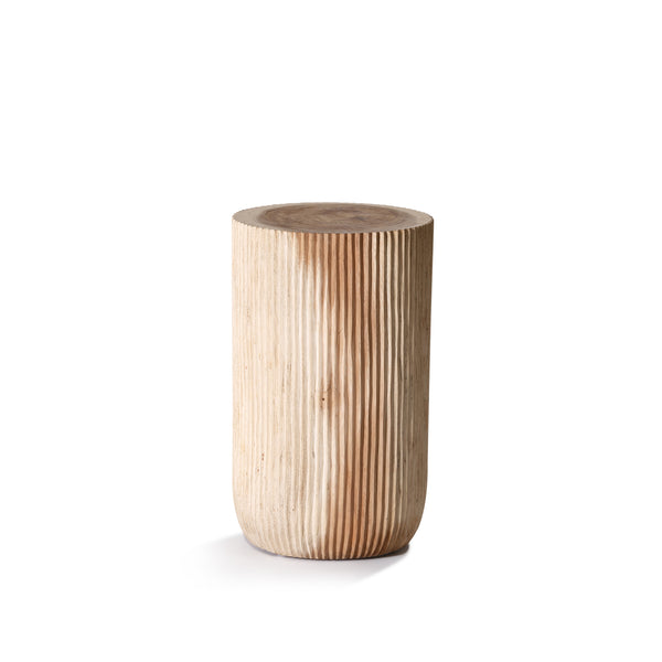 Meh Stripe Stool — Raw - Empire Home