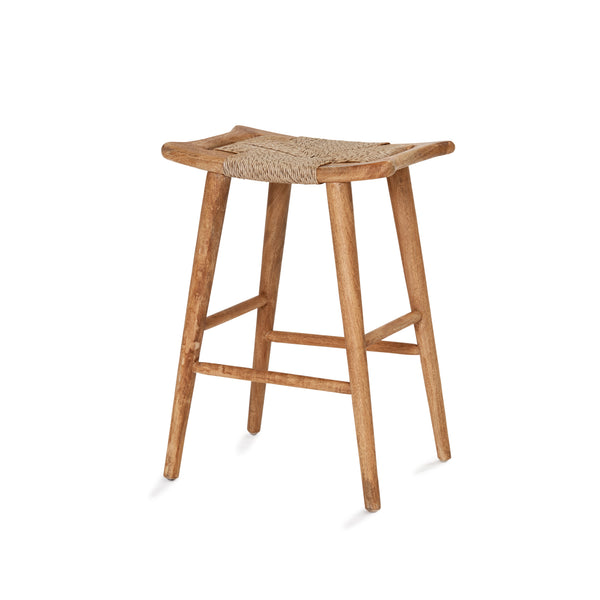 Republic Bar Stool — Rustic Matte/Seagrass - Empire Home