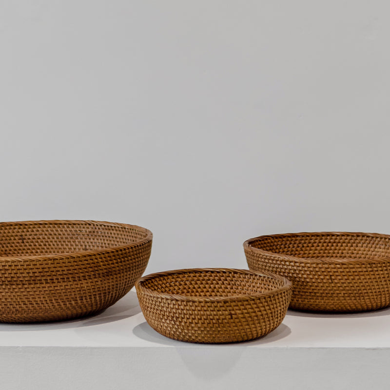 Weaver Small Bowl — Natural - Empire Home