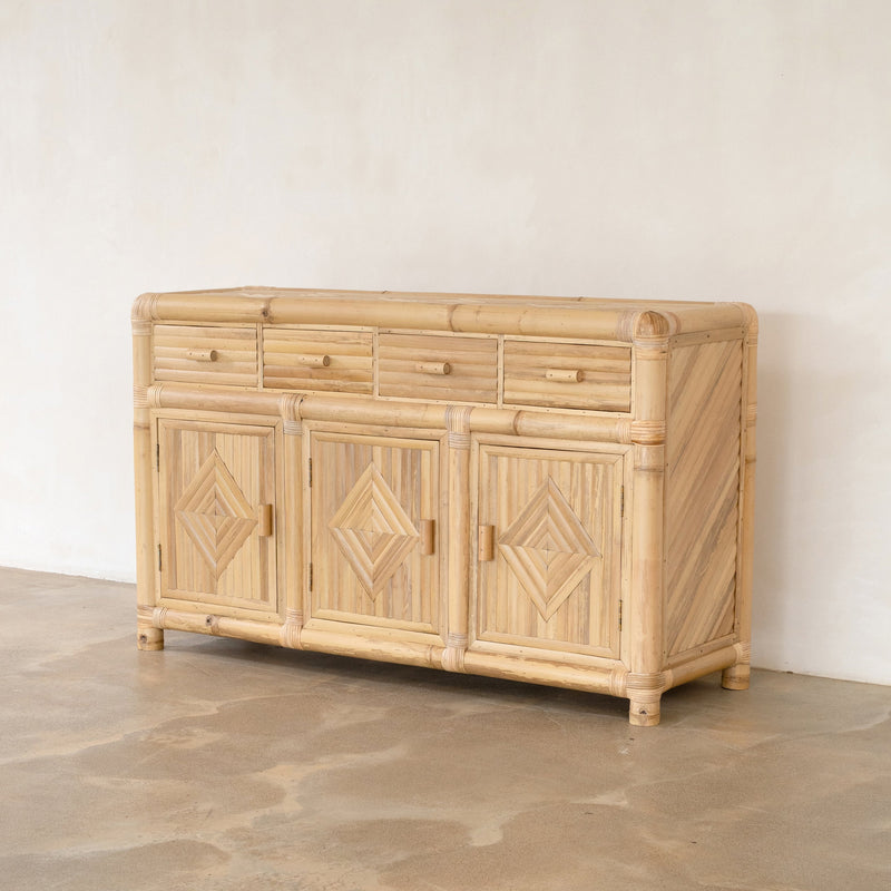 Studio Bamboo Large Console — 4 Drawer - Empire Home