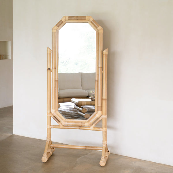 Studio Bamboo Standing Mirror - Empire Home