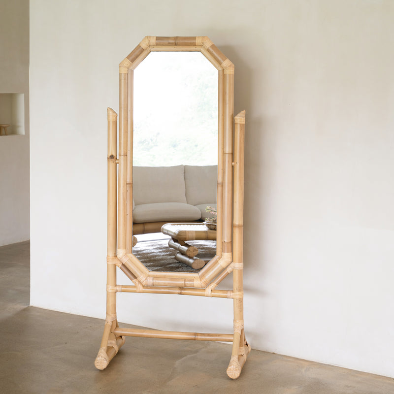 Studio Bamboo Standing Mirror - Empire Home