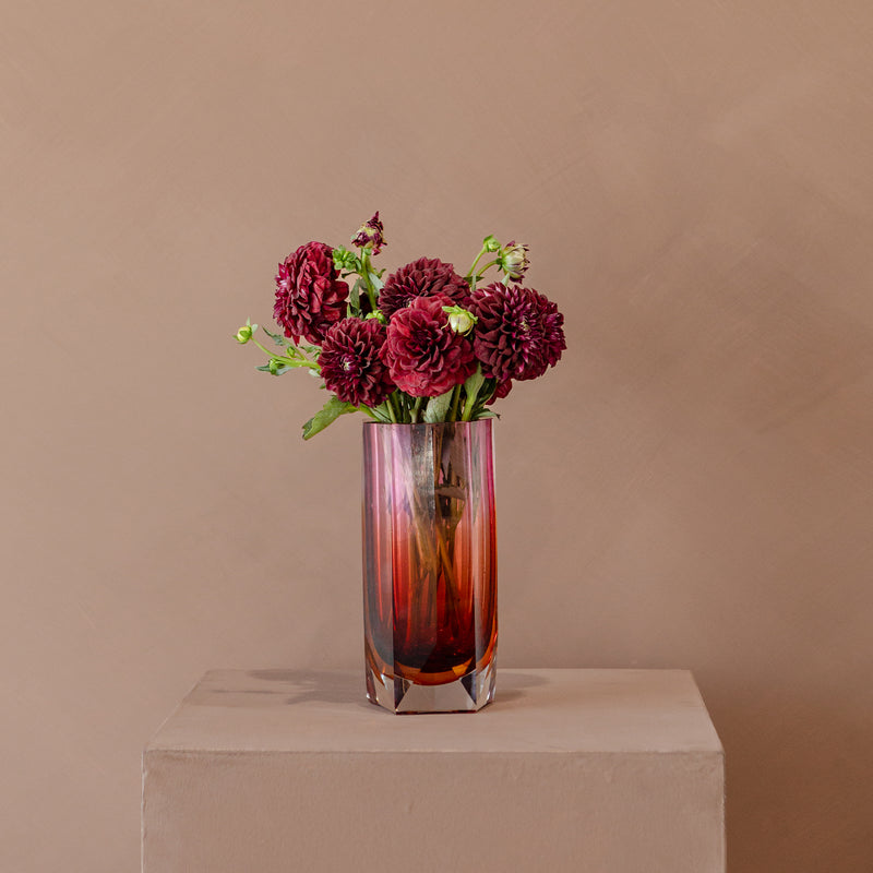 Caterina Glass Vase — Pink - Empire Home