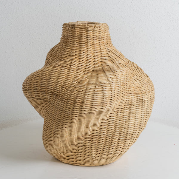 Mendong Organic Vase — Natural - Empire Home