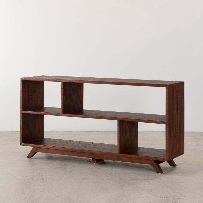 Avoca Bookcase — Rustic Walnut - Empire Home